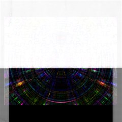 Psychic Color Circle Abstract Dark Rainbow Pattern Wallpaper Rectangular Jigsaw Puzzl by Mariart