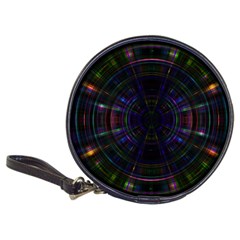 Psychic Color Circle Abstract Dark Rainbow Pattern Wallpaper Classic 20-cd Wallets by Mariart