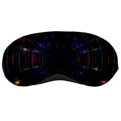 Psychic Color Circle Abstract Dark Rainbow Pattern Wallpaper Sleeping Masks by Mariart