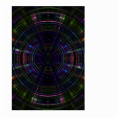 Psychic Color Circle Abstract Dark Rainbow Pattern Wallpaper Large Garden Flag (two Sides) by Mariart