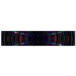 Psychic Color Circle Abstract Dark Rainbow Pattern Wallpaper Flano Scarf (Small) Front