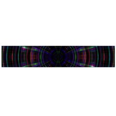 Psychic Color Circle Abstract Dark Rainbow Pattern Wallpaper Flano Scarf (large) by Mariart