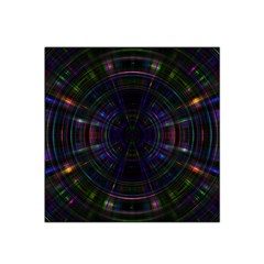 Psychic Color Circle Abstract Dark Rainbow Pattern Wallpaper Satin Bandana Scarf