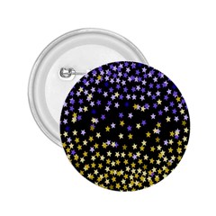 Space Star Light Gold Blue Beauty 2 25  Buttons