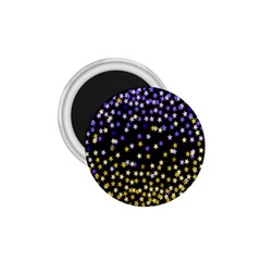 Space Star Light Gold Blue Beauty 1 75  Magnets