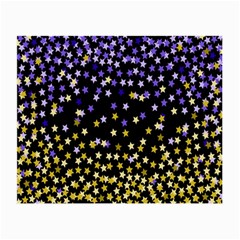 Space Star Light Gold Blue Beauty Small Glasses Cloth by Mariart