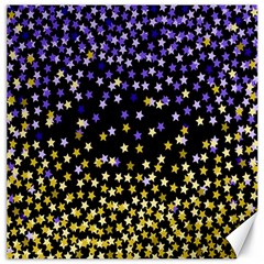 Space Star Light Gold Blue Beauty Canvas 12  X 12  