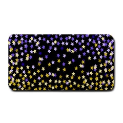 Space Star Light Gold Blue Beauty Medium Bar Mats by Mariart