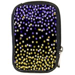 Space Star Light Gold Blue Beauty Compact Camera Cases Front