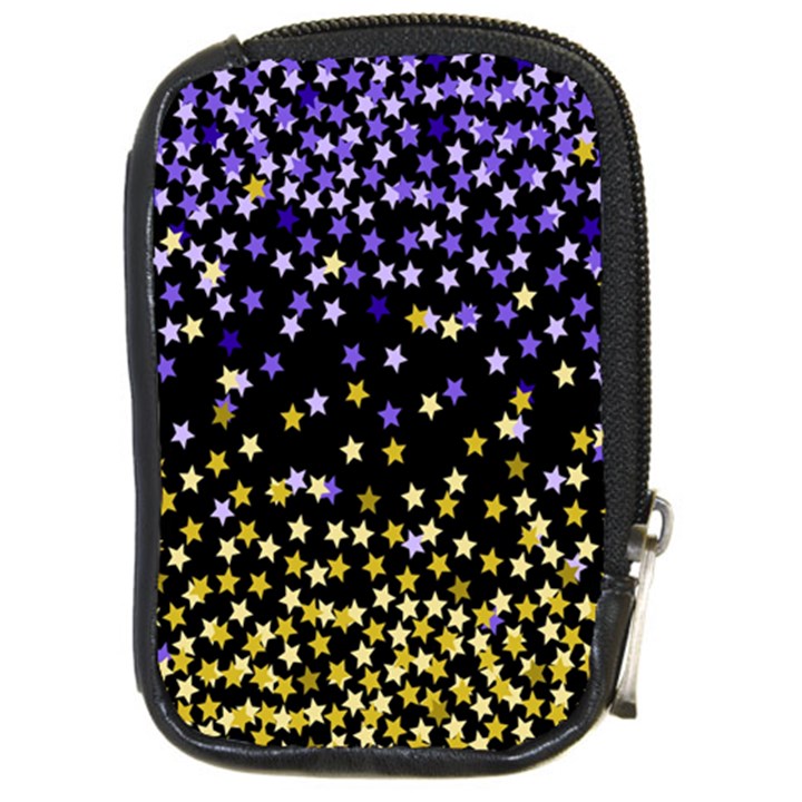 Space Star Light Gold Blue Beauty Compact Camera Cases