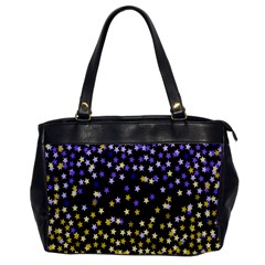 Space Star Light Gold Blue Beauty Office Handbags by Mariart