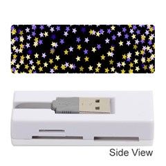 Space Star Light Gold Blue Beauty Memory Card Reader (stick)  by Mariart