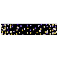 Space Star Light Gold Blue Beauty Flano Scarf (small) by Mariart