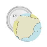 Spain Map Modern 2.25  Buttons Front