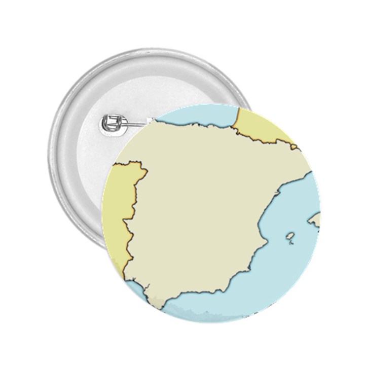 Spain Map Modern 2.25  Buttons