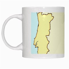 Spain Map Modern White Mugs by Mariart