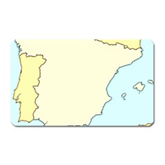 Spain Map Modern Magnet (rectangular) by Mariart