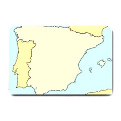 Spain Map Modern Small Doormat  by Mariart