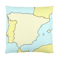 Spain Map Modern Standard Cushion Case (one Side) by Mariart