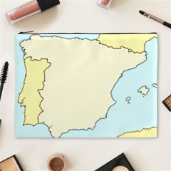 Spain Map Modern Cosmetic Bag (xl)