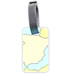 Spain Map Modern Luggage Tags (two Sides)