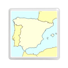 Spain Map Modern Memory Card Reader (square) 