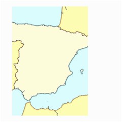 Spain Map Modern Small Garden Flag (two Sides)