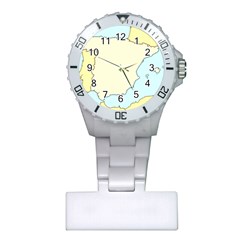 Spain Map Modern Plastic Nurses Watch by Mariart