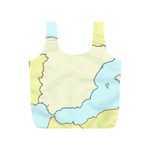 Spain Map Modern Full Print Recycle Bags (S)  Front