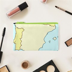 Spain Map Modern Cosmetic Bag (xs) by Mariart