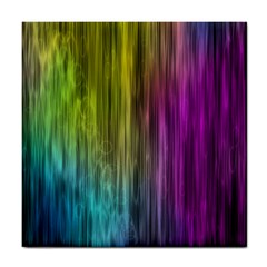 Rainbow Bubble Curtains Motion Background Space Tile Coasters by Mariart