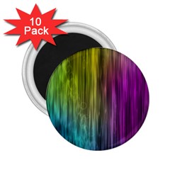 Rainbow Bubble Curtains Motion Background Space 2 25  Magnets (10 Pack)  by Mariart