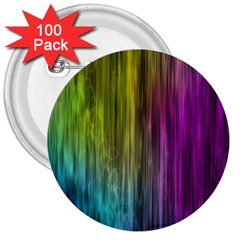 Rainbow Bubble Curtains Motion Background Space 3  Buttons (100 Pack) 