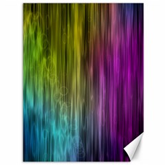 Rainbow Bubble Curtains Motion Background Space Canvas 36  X 48   by Mariart