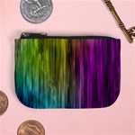 Rainbow Bubble Curtains Motion Background Space Mini Coin Purses Front