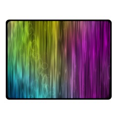 Rainbow Bubble Curtains Motion Background Space Fleece Blanket (small) by Mariart