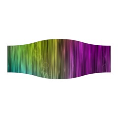 Rainbow Bubble Curtains Motion Background Space Stretchable Headband by Mariart