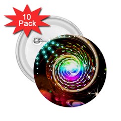 Space Star Planet Light Galaxy Moon 2 25  Buttons (10 Pack)  by Mariart