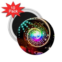 Space Star Planet Light Galaxy Moon 2 25  Magnets (10 Pack) 