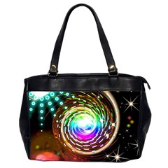 Space Star Planet Light Galaxy Moon Office Handbags (2 Sides)  by Mariart