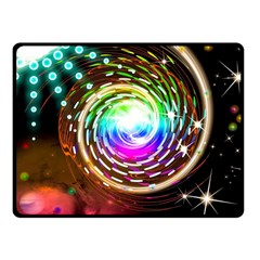 Space Star Planet Light Galaxy Moon Fleece Blanket (small) by Mariart