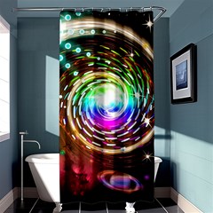 Space Star Planet Light Galaxy Moon Shower Curtain 36  X 72  (stall)  by Mariart