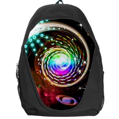 Space Star Planet Light Galaxy Moon Backpack Bag by Mariart