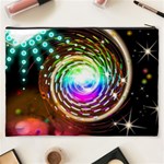 Space Star Planet Light Galaxy Moon Cosmetic Bag (XXXL)  Back