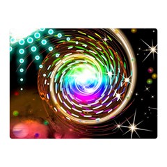 Space Star Planet Light Galaxy Moon Double Sided Flano Blanket (mini)  by Mariart