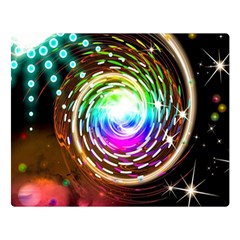 Space Star Planet Light Galaxy Moon Double Sided Flano Blanket (large)  by Mariart