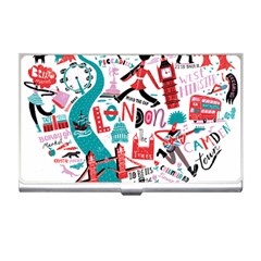 London Illustration City Business Card Holders by Mariart