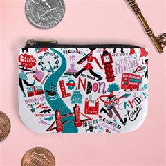 London Illustration City Mini Coin Purses by Mariart