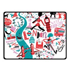 London Illustration City Fleece Blanket (small)