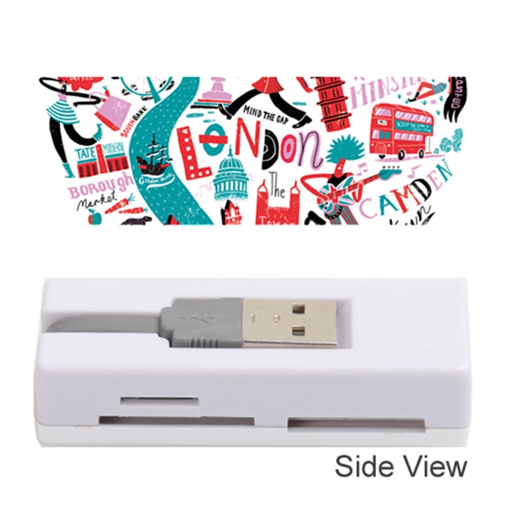 London Illustration City Memory Card Reader (Stick) 